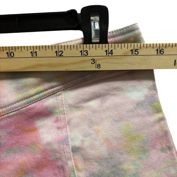 For Love & Lemons Womens Smythe Hot Shorts Cotton Candy Tie Dye Size L - Picture 7 of 9